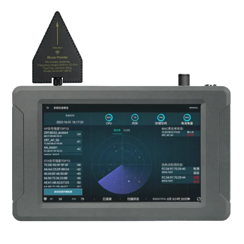 anti-spy wireless signal detector