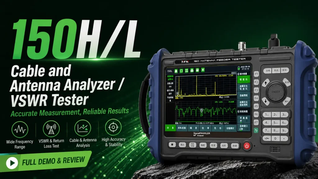 cable and antenna analyzer vswr test