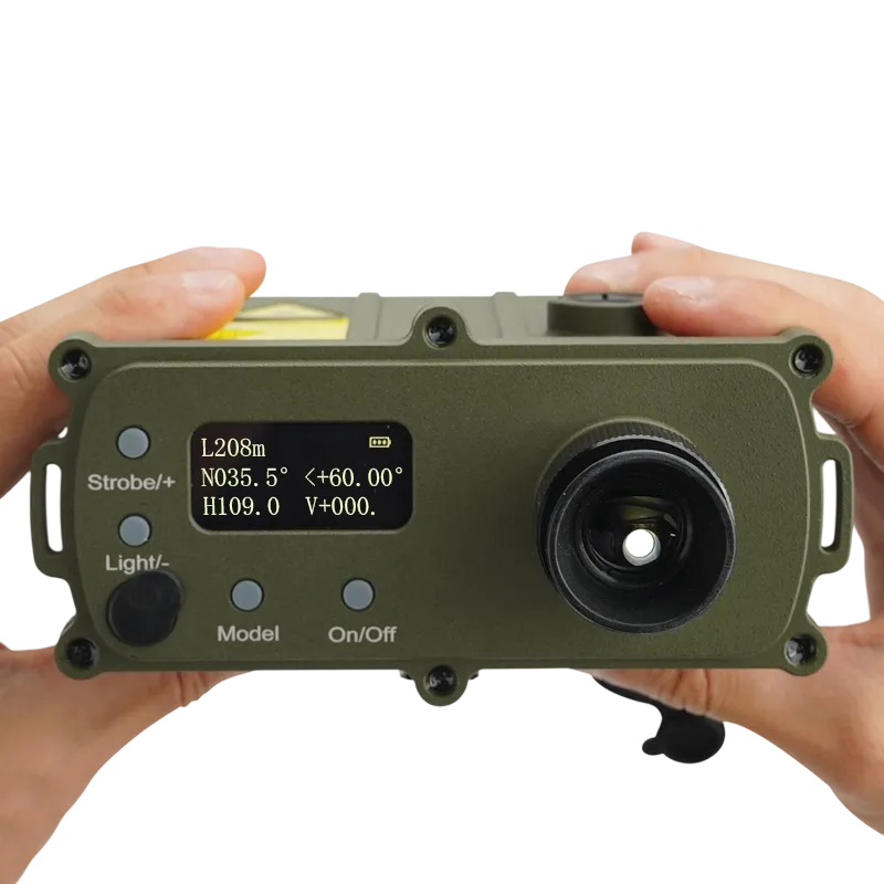 Long-Range Monocular Laser Rangefinder