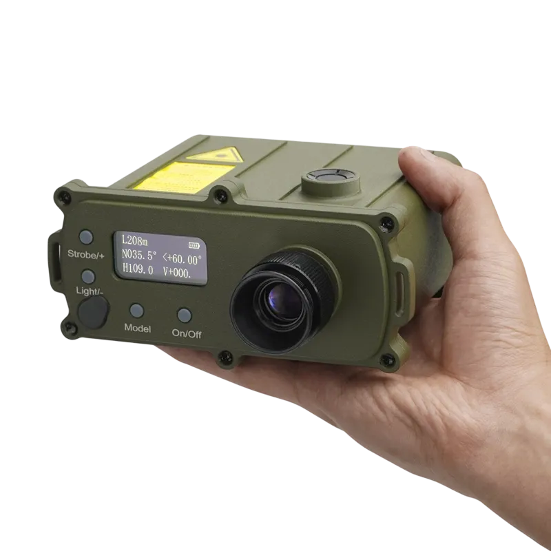 Long-Range Monocular Laser Rangefinder
